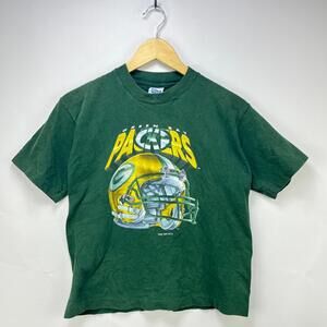 Vintage 90s Green Bay Packers Single Stitch T-Shirt Small